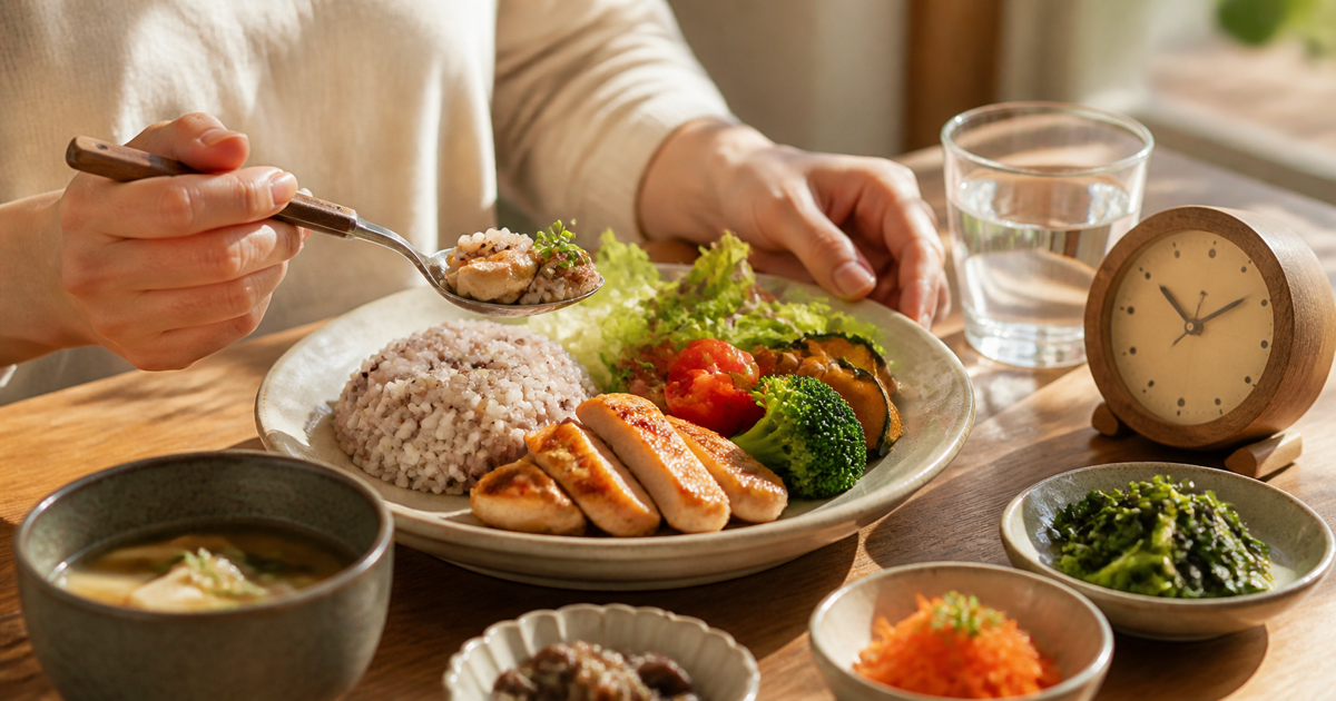 천천히 먹는 식사